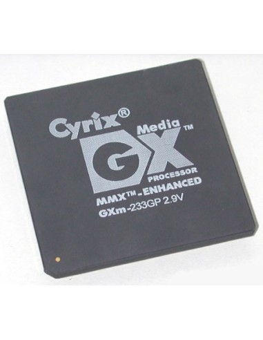 Processore Cyrix MediaGX GXm-233GP 2.9V CPU per computer Pinball2000 Flipper