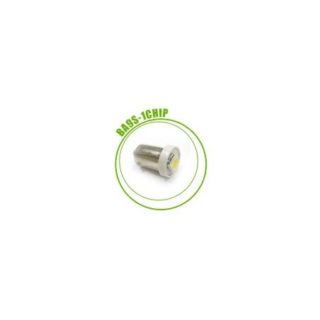 LED 6,3VAC Ba9S -44 Sottopiano Baionetta 1SMD 5050 Bianco