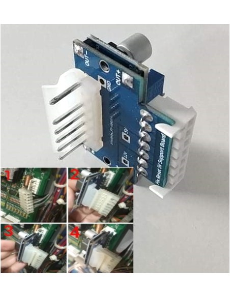 Schedino antireset 5V per flipper Bally / Williams WPC System