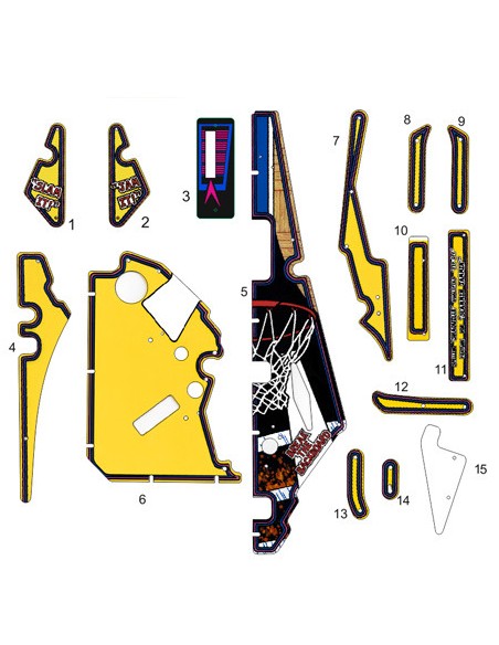 Shaq Attack Plastiche 15pz , Ripro