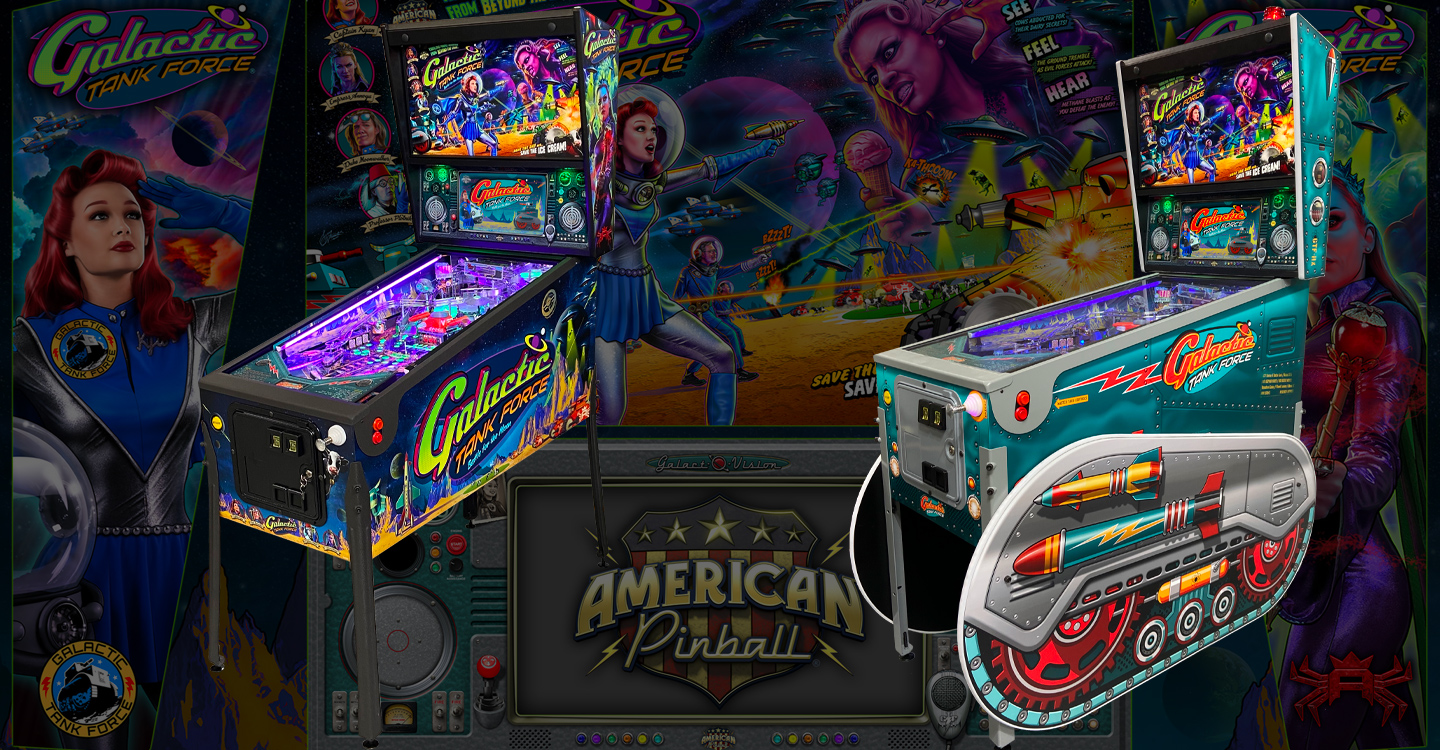 Galactic Tank Force Deluxe Pinball Machine