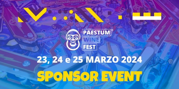 Paestum Wine Festival - GennaGroup S.r.l. con il suo brand MrArcade.eu è sponsor dell'evento